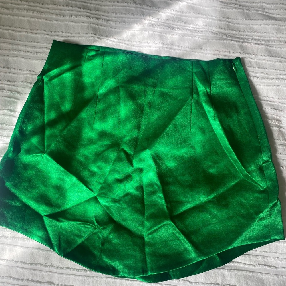 Zara Satin Mini Skirt